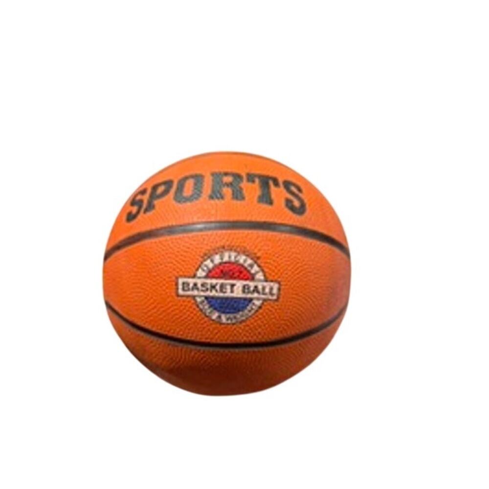 2 Pack All Sports Rubber Basketball Official Size 7 29.5" Indoor Outdoor Orange